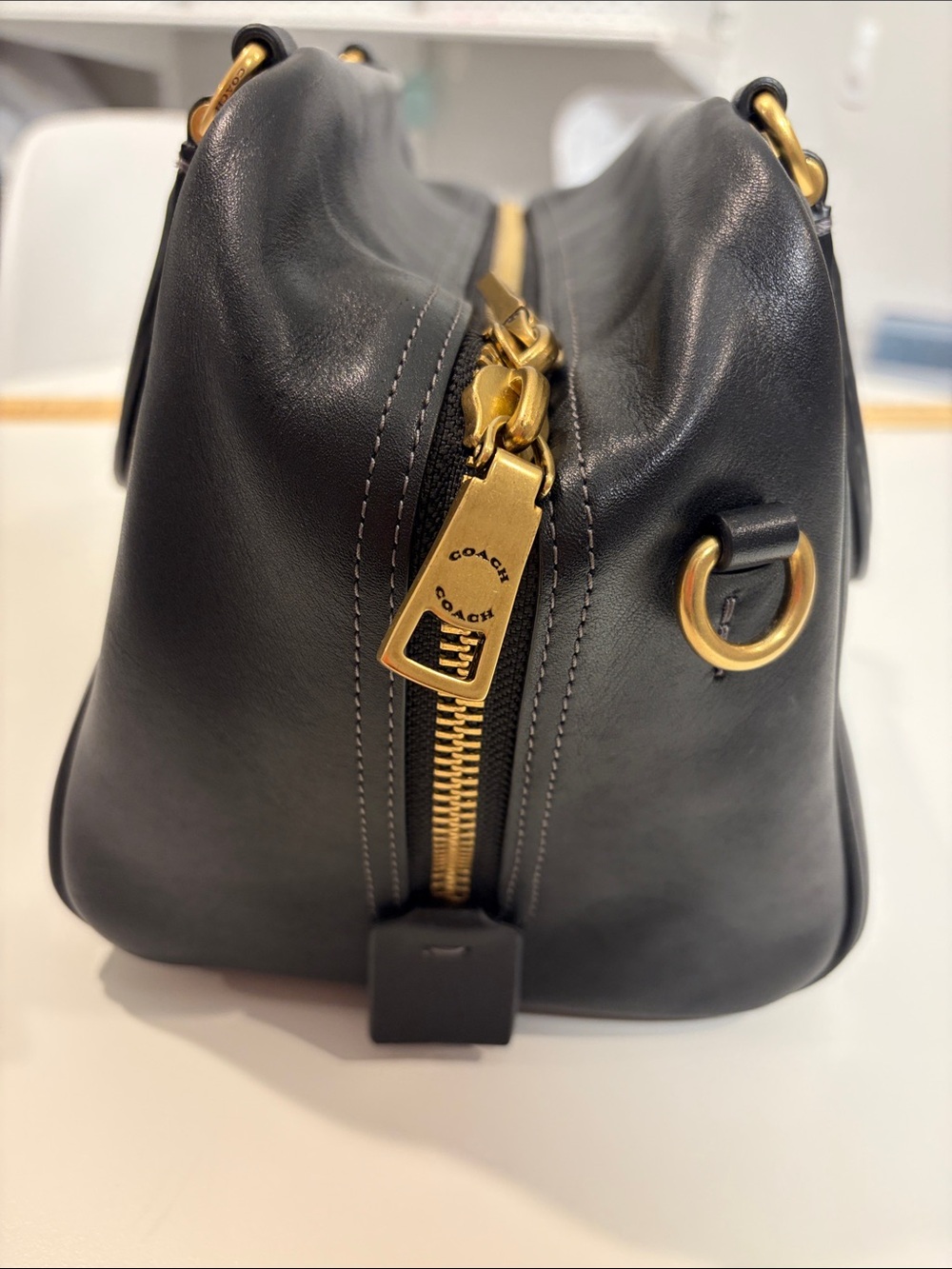 Coach Rogue Cube 20 Black Gold Hardware - Picture 3 of 9